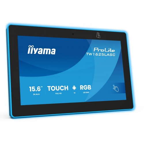 Монітор Iiyama 15.6" ProLite TW1625LASC-B3PNR Black купити в Україні: Київ, Львів, Хмельницький, Тернопіль | Низька ціна, відгуки, характеристики від TELEMART фото