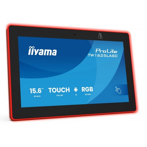 Монітор Iiyama 15.6" ProLite TW1625LASC-B3PNR Black купити в Україні: Київ, Львів, Хмельницький, Тернопіль | Низька ціна, відгуки, характеристики від TELEMART фото