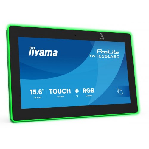 Монітор Iiyama 15.6" ProLite TW1625LASC-B3PNR Black купити в Україні: Київ, Львів, Хмельницький, Тернопіль | Низька ціна, відгуки, характеристики від TELEMART фото