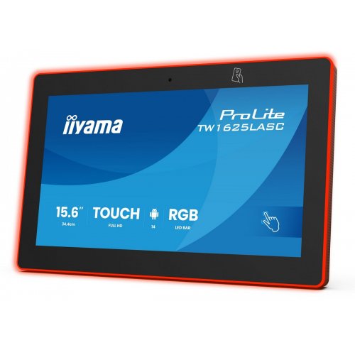 Монітор Iiyama 15.6" ProLite TW1625LASC-B3PNR Black купити в Україні: Київ, Львів, Хмельницький, Тернопіль | Низька ціна, відгуки, характеристики від TELEMART фото