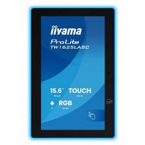 Монітор Iiyama 15.6" ProLite TW1625LASC-B3PNR Black купити в Україні: Київ, Львів, Хмельницький, Тернопіль | Низька ціна, відгуки, характеристики від TELEMART фото