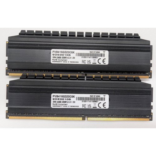 Озп Patriot DDR4 16GB (2x8GB) 3200Mhz Viper 4 Blackout (PVB416G320C6K) (Відновлено продавцем, 817742) купити в Україні: Київ, Львів, Хмельницький, Тернопіль | Перевірка сумісності, низька ціна, відгуки, характеристики від TELEMART фото