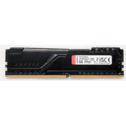 Озу Kingston DDR4 32GB (2x16GB) 3200Mhz FURY Beast Black (KF432C16BBK2/32) (Восстановлено продавцом, 817756) купить в Украине: Киев, Днепр, Харьков, Одесса  | Проверка совместимости, низкая цена, отзывы, характеристики от TELEMART фото