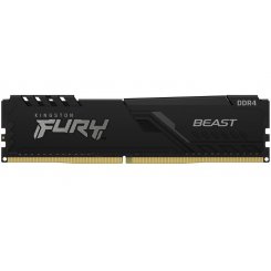 Озу Kingston DDR4 16GB 3200Mhz FURY Beast Black (KF432C16BB/16) (Восстановлено продавцом, 817756)
