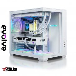Комп'ютер EVOLVE GamePart Total:White Pro (EVGP-TWPR980X3DN507TI-D532S1TWH) White / AMD Ryzen 7 9800X3D (4.7–5.2 ГГц), 8 ядер / RTX 5070 Ti / 32 ГБ (DDR5) / 1024 ГБ (SSD)