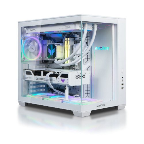 Компьютер EVOLVE GamePart Total:White Pro (EVGP-TWPR980X3DN507TI-D532S1TWH) White купить в Украине: Киев, Днепр, Харьков, Одесса  | Низкая цена, отзывы, характеристики от TELEMART фото