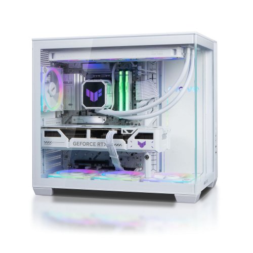 Компьютер EVOLVE GamePart Total:White Pro (EVGP-TWPR980X3DN507TI-D532S1TWH) White купить в Украине: Киев, Днепр, Харьков, Одесса  | Низкая цена, отзывы, характеристики от TELEMART фото