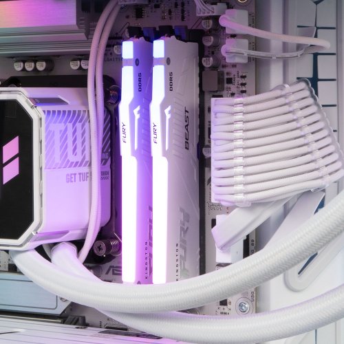 Компьютер EVOLVE GamePart Total:White Pro (EVGP-TWPR980X3DN507TI-D532S1TWH) White купить в Украине: Киев, Днепр, Харьков, Одесса  | Низкая цена, отзывы, характеристики от TELEMART фото