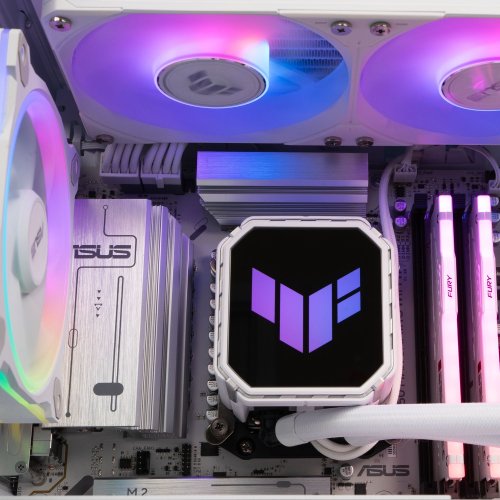 Компьютер EVOLVE GamePart Total:White Pro (EVGP-TWPR980X3DN507TI-D532S1TWH) White купить в Украине: Киев, Днепр, Харьков, Одесса  | Низкая цена, отзывы, характеристики от TELEMART фото