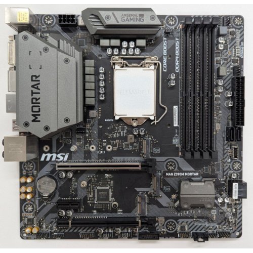 Материнська плата MSI MAG Z390M MORTAR (s1151-v2, Intel Z390) (Відновлено продавцем, 817794) купити в Україні: Київ, Львів, Хмельницький, Тернопіль | Перевірка сумісності, низька ціна, відгуки, характеристики від TELEMART фото