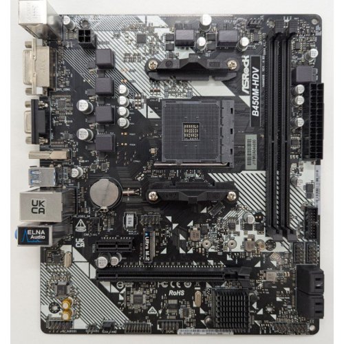 Материнська плата AsRock B450M-HDV R4.0 (sAM4, AMD B450) (Відновлено продавцем, 817797) купити в Україні: Київ, Львів, Хмельницький, Тернопіль | Перевірка сумісності, низька ціна, відгуки, характеристики від TELEMART фото