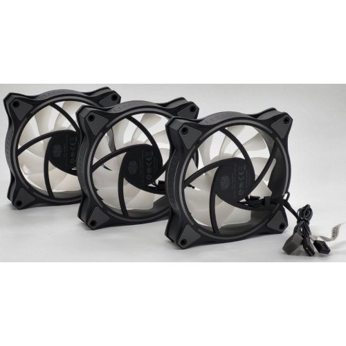Кулер для корпуса Cooler Master MasterFan MF120 Halo ARGB 3 in 1 (MFL-B2DN-183PA-R1) (Восстановлено продавцом, 817809) купить в Украине: Киев, Днепр, Харьков, Одесса  | Проверка совместимости, низкая цена, отзывы, характеристики от TELEMART фото