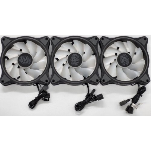 Кулер для корпуса Cooler Master MasterFan MF120 Halo ARGB 3 in 1 (MFL-B2DN-183PA-R1) (Восстановлено продавцом, 817809) купить в Украине: Киев, Днепр, Харьков, Одесса  | Проверка совместимости, низкая цена, отзывы, характеристики от TELEMART фото