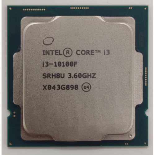 Процессор Intel Core i3-10100F 3.6(4.3)GHz 6MB s1200 Tray (CM8070104291318) (Восстановлено продавцом, 817844) купить в Украине: Киев, Днепр, Харьков, Одесса  | Проверка совместимости, низкая цена, отзывы, характеристики от TELEMART фото