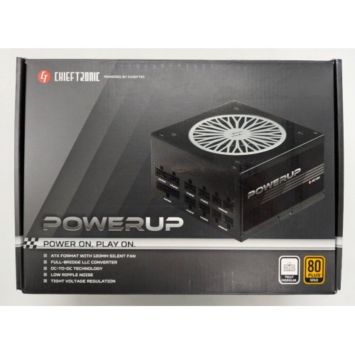 Блок живлення CHIEFTEC PowerUp 650W (GPX-650FC) (Відновлено продавцем, 818023) купити в Україні: Київ, Львів, Хмельницький, Тернопіль | Перевірка сумісності, низька ціна, відгуки, характеристики від TELEMART фото