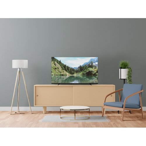 Телевизор ERGO 43" 43JUQ7500 Black купить в Украине: Киев, Днепр, Харьков, Одесса  | Низкая цена, отзывы, характеристики от TELEMART фото