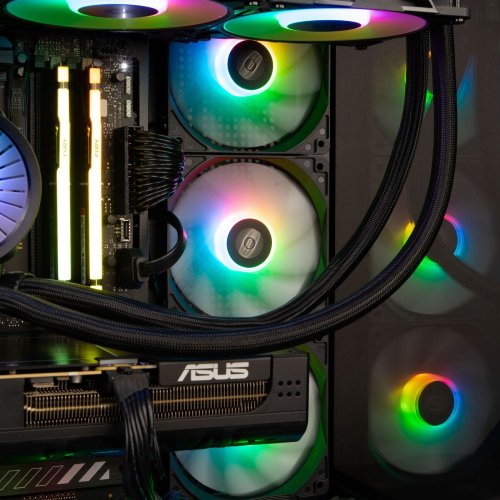 Компьютер HEXO Gaming RTX5080 Pro (HGP-980X3DN5080-D564S1TBK) Black купить в Украине: Киев, Днепр, Харьков, Одесса  | Низкая цена, отзывы, характеристики от TELEMART фото
