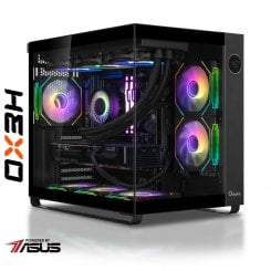 Компьютер HEXO Gaming RTX5080 Pro (HGP-980X3DN5080-D564S1TBK) Black / AMD Ryzen 7 9800X3D (4.7–5.2 ГГц), 8 ядер / NVIDIA GeForce RTX 5080 / 64 ГБ (DDR5) / 1024 ГБ (SSD)