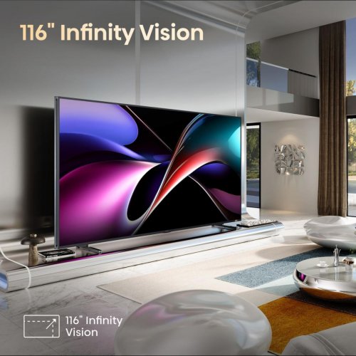 Телевізор Hisense 116 " 116UXQ Black купити в Україні: Київ, Львів, Хмельницький, Тернопіль | Низька ціна, відгуки, характеристики від TELEMART фото