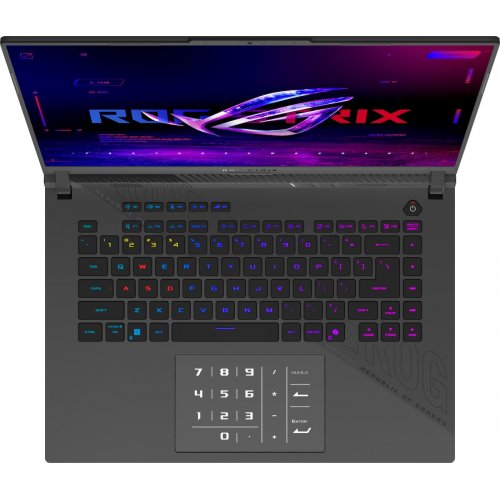 Ноутбук Asus ROG Strix G16 G614PM-RV093 (90NR0KW7-M005D0) Eclipse Gray купить в Украине: Киев, Днепр, Харьков, Одесса  | Низкая цена, отзывы, характеристики от TELEMART фото
