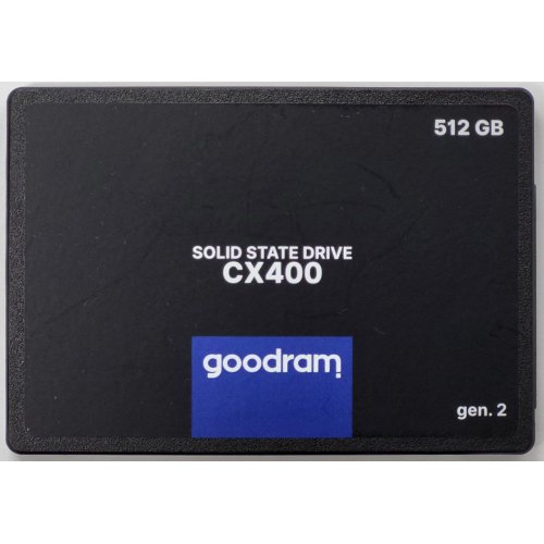 Ssd-диск GoodRAM CX400 Gen.2 3D NAND TLC 512GB 2.5" (SSDPR-CX400-512-G2) (Восстановлено продавцом, 818158) купить в Украине: Киев, Днепр, Харьков, Одесса  | Проверка совместимости, низкая цена, отзывы, характеристики от TELEMART фото