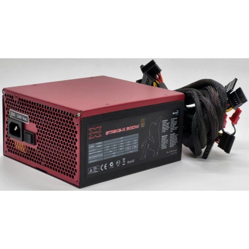 Блок питания Aerocool Strike-X 600W (EN53655) (Восстановлено продавцом, 818162) купить в Украине: Киев, Днепр, Харьков, Одесса  | Проверка совместимости, низкая цена, отзывы, характеристики от TELEMART фото