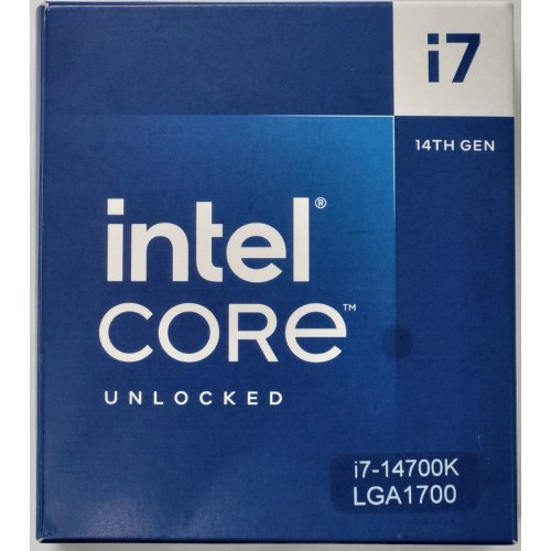 Процессор Intel Core i7-14700K 3.4(5.6)GHz 33MB s1700 Box (BX8071514700K) (Восстановлено продавцом, 818314) купить в Украине: Киев, Днепр, Харьков, Одесса  | Проверка совместимости, низкая цена, отзывы, характеристики от TELEMART фото