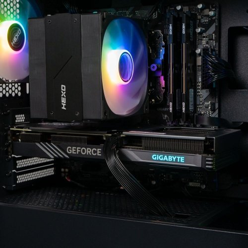 Комп'ютер HEXO Gaming TwinFront Pro (HGP-GTF570XN5060TI-D432S1TBK) Black купити в Україні: Київ, Львів, Хмельницький, Тернопіль | Низька ціна, відгуки, характеристики від TELEMART фото