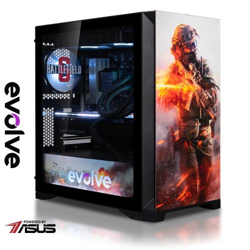 Компьютер EVOLVE SpecialPart BattleField PC (EVSP-BTTFPR970XN507-D532S1TBK) Black купить в Украине: Киев, Днепр, Харьков, Одесса  | Низкая цена, отзывы, характеристики от TELEMART фото