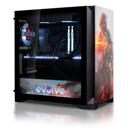 Компьютер EVOLVE SpecialPart BattleField PC (EVSP-BTTFPR970XN507-D532S1TBK) Black купить в Украине: Киев, Днепр, Харьков, Одесса  | Низкая цена, отзывы, характеристики от TELEMART фото