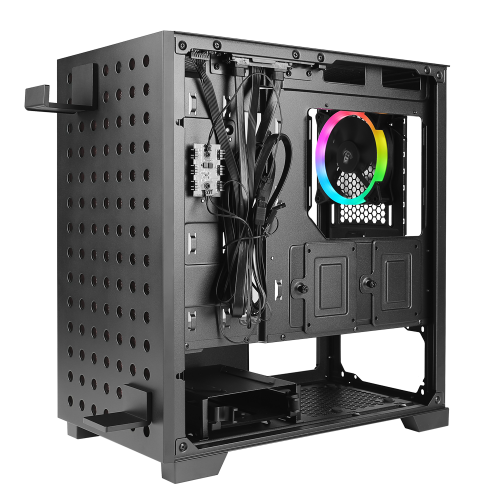 Корпус AZZA Elise ARGB Tempered Glass без БП (CSAZ-140) Black (Восстановлено продавцом, 818359) купить в Украине: Киев, Днепр, Харьков, Одесса  | Проверка совместимости, низкая цена, отзывы, характеристики от TELEMART фото