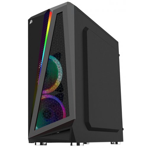 Корпус 1stPlayer R5-3R1 Color LED Tempered Glass без БП Black (Восстановлено продавцом, 818364) купить в Украине: Киев, Днепр, Харьков, Одесса  | Проверка совместимости, низкая цена, отзывы, характеристики от TELEMART фото