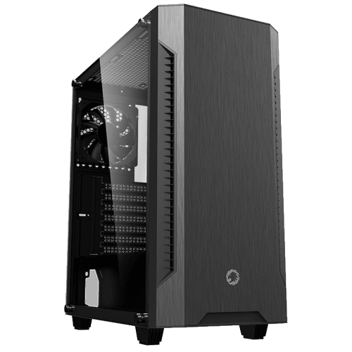 Корпус GAMEMAX Fortress Tempered Glass без БЖ Black (Відновлено продавцем, 818365) купити в Україні: Київ, Львів, Хмельницький, Тернопіль | Перевірка сумісності, низька ціна, відгуки, характеристики від TELEMART фото