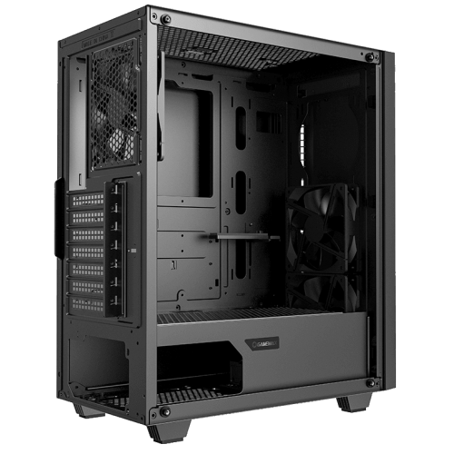 Корпус GAMEMAX Fortress Tempered Glass без БЖ Black (Відновлено продавцем, 818365) купити в Україні: Київ, Львів, Хмельницький, Тернопіль | Перевірка сумісності, низька ціна, відгуки, характеристики від TELEMART фото
