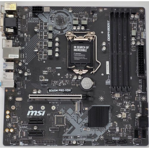 Материнська плата MSI B365M PRO-VDH (s1151-V2, Intel B365) (Відновлено продавцем, 818368) купити в Україні: Київ, Львів, Хмельницький, Тернопіль | Перевірка сумісності, низька ціна, відгуки, характеристики від TELEMART фото