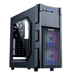 Корпус GAMEMAX GM-ONE FRGB без БП Black (Відновлено продавцем, 818381)