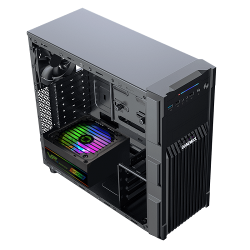 Корпус GAMEMAX GM-ONE FRGB без БП Black (Відновлено продавцем, 818381) купити в Україні: Київ, Львів, Хмельницький, Тернопіль | Перевірка сумісності, низька ціна, відгуки, характеристики від TELEMART фото