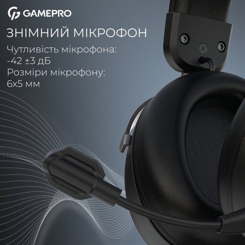 Наушники GamePro Asgard Freya Pro Wireless (HSW201B) Black купить в Украине: Киев, Днепр, Харьков, Одесса  | Низкая цена, отзывы, характеристики от TELEMART фото