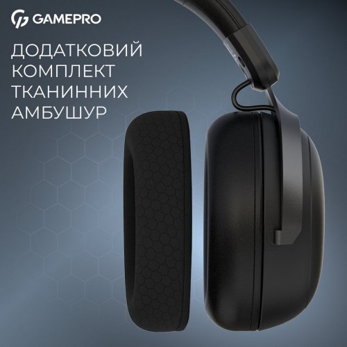 Наушники GamePro Asgard Freya Pro Wireless (HSW201B) Black купить в Украине: Киев, Днепр, Харьков, Одесса  | Низкая цена, отзывы, характеристики от TELEMART фото