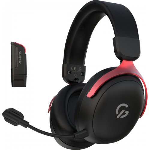 Наушники GamePro Asgard Freya Pro Wireless (HSW201BR) Black/Red купить в Украине: Киев, Днепр, Харьков, Одесса  | Низкая цена, отзывы, характеристики от TELEMART фото