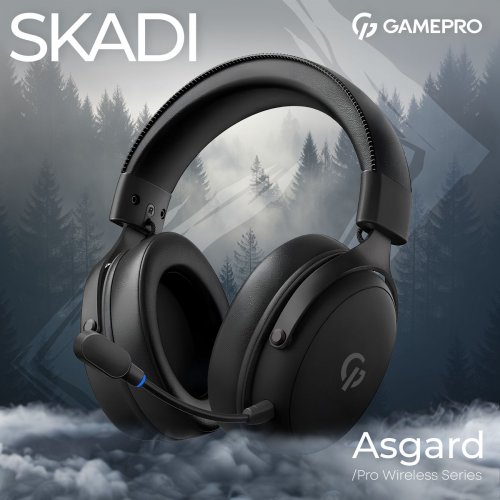 Фото Наушники GamePro Asgard Skadi Wireless (HSW191B) Black