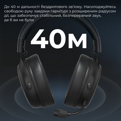 Фото Наушники GamePro Asgard Skadi Wireless (HSW191B) Black