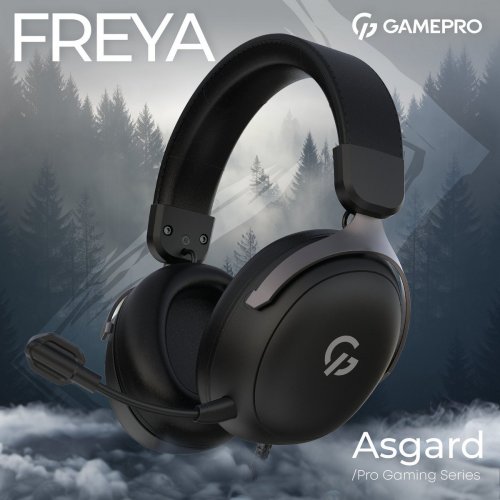 Наушники GamePro Asgard Freya (HS145B) Black купить в Украине: Киев, Днепр, Харьков, Одесса  | Низкая цена, отзывы, характеристики от TELEMART фото
