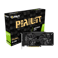 Видеокарта Palit GeForce GTX 1660 Ti Dual 6144MB (NE6166T018J9-1160C) (Восстановлено продавцом, 818442)