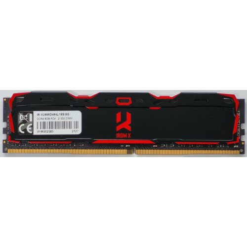 Озу GoodRAM DDR4 8GB 2666Mhz IRDM X Black (IR-X2666D464L16S/8G) (Восстановлено продавцом, 818444) купить в Украине: Киев, Днепр, Харьков, Одесса  | Проверка совместимости, низкая цена, отзывы, характеристики от TELEMART фото