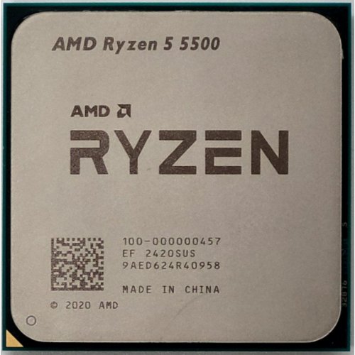 Процесор AMD Ryzen 5 5500 3.6(4.2)GHz 16MB sAM4 Tray (100-000000457) (Відновлено продавцем, 818642) купити в Україні: Київ, Львів, Хмельницький, Тернопіль | Перевірка сумісності, низька ціна, відгуки, характеристики від TELEMART фото