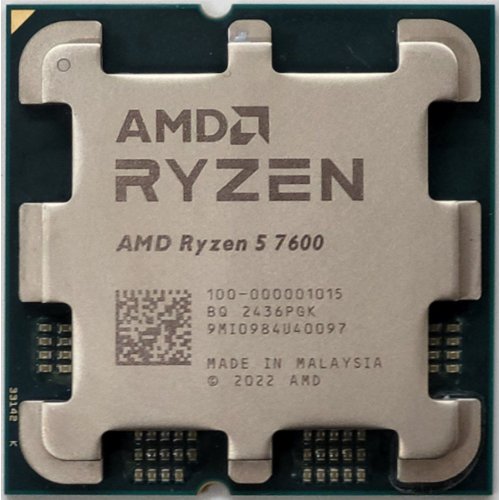 Процесор AMD Ryzen 5 7600 3.8(5.1)GHz 32MB sAM5 Tray (100-000001015) (Відновлено продавцем, 818654) купити в Україні: Київ, Львів, Хмельницький, Тернопіль | Перевірка сумісності, низька ціна, відгуки, характеристики від TELEMART фото