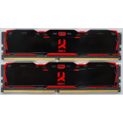 Озп GoodRAM DDR4 16GB (2x8GB) 3200Mhz Iridium X Black (IR-X3200D464L16SA/16GDC) (Відновлено продавцем, 818657) купити в Україні: Київ, Львів, Хмельницький, Тернопіль | Перевірка сумісності, низька ціна, відгуки, характеристики від TELEMART фото