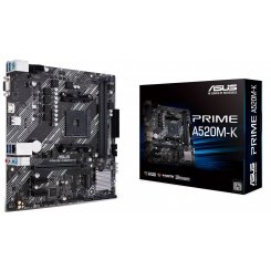 Материнская плата Asus PRIME A520M-K (sAM4, AMD A520) (Восстановлено продавцом, 818677)