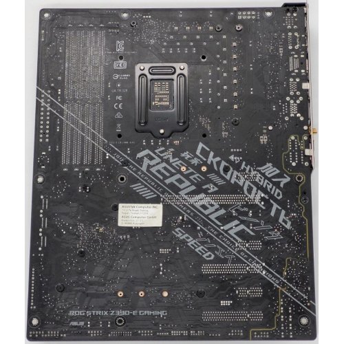 Материнская плата Asus ROG STRIX Z390-E GAMING (s1151-V2, Intel Z390) (Восстановлено продавцом, 818681) купить в Украине: Киев, Днепр, Харьков, Одесса  | Проверка совместимости, низкая цена, отзывы, характеристики от TELEMART фото